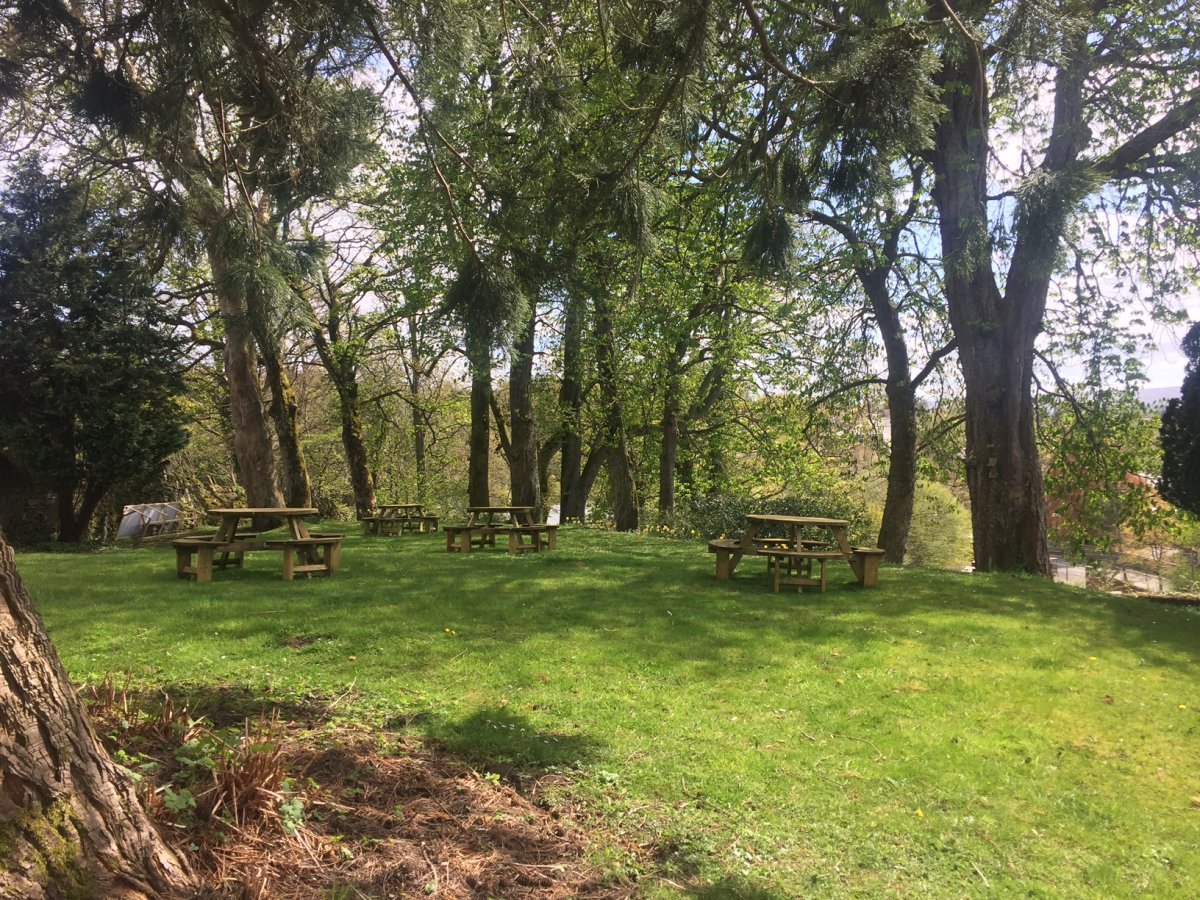 Garden overlooking the fells